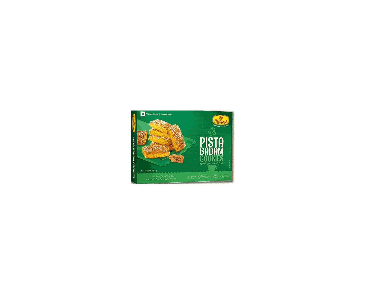 Haldiram Pista Badam Cookies 250g - Indian Spices