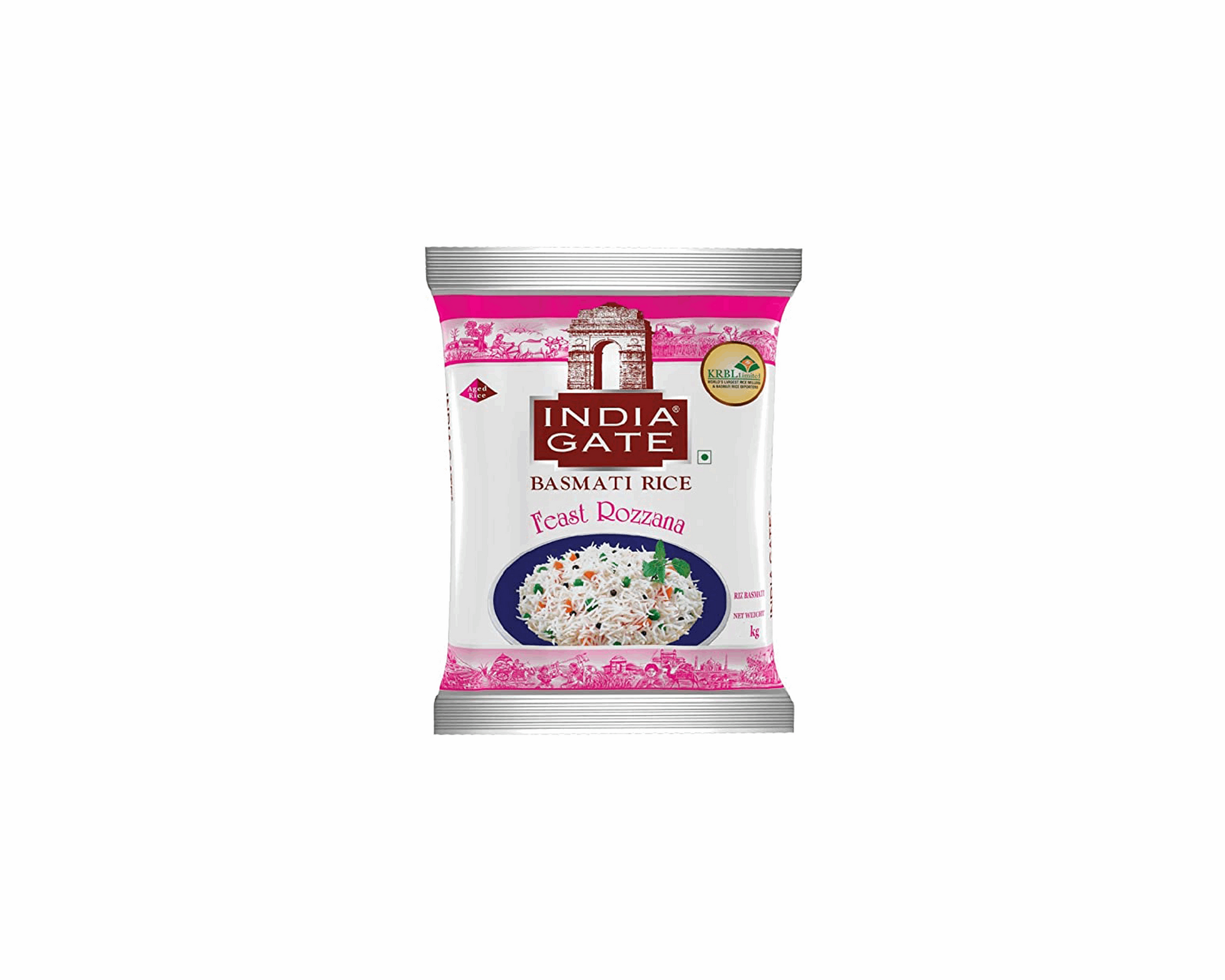 India gate Rozanna Basmati 5kg - Indian Spices