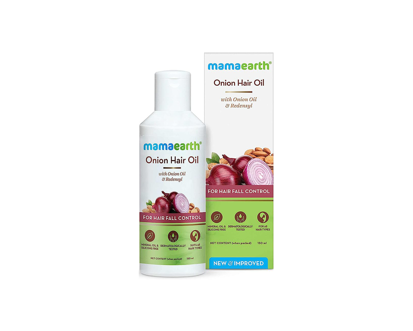 Mama Earth Onion Hair Oil 150ml - Indian Spices