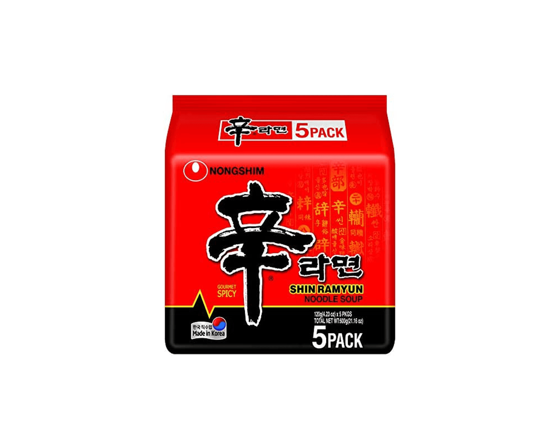 Nongshim Shin Ramyun 5Pack - Indian Spices